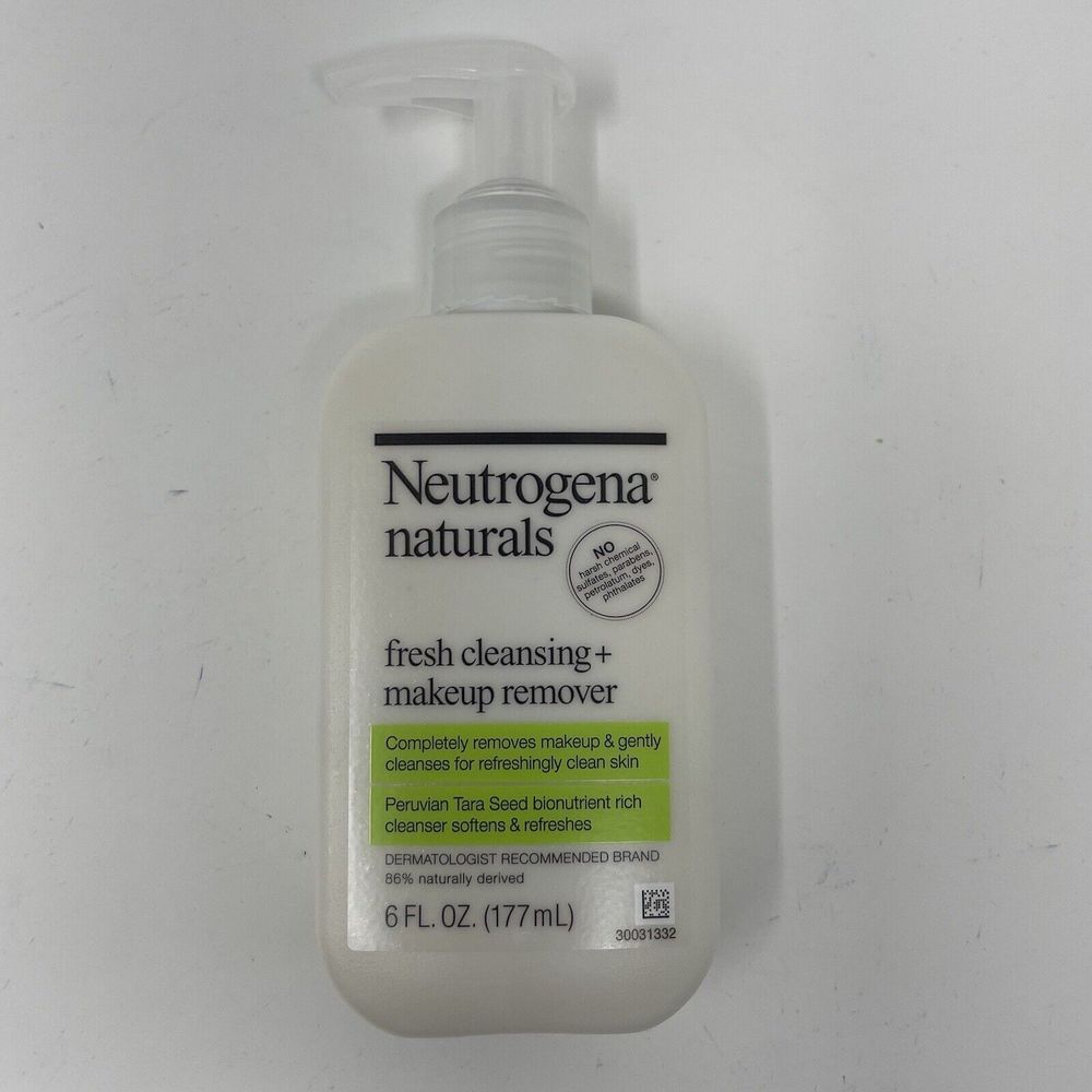 Neutrogena Naturals Fresh Cleansing + Makeup Remover Paraben, Dye Free 6 fl oz
